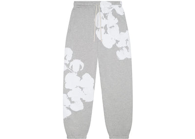Denim Tears streetwear Denim Tears Big Cotton Wreath Sweatpants Grey