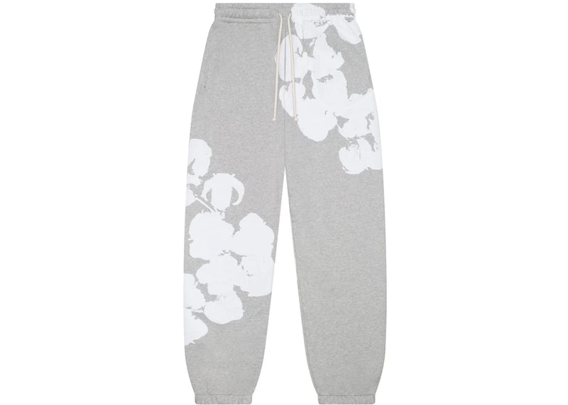 Denim Tears streetwear Denim Tears Big Cotton Wreath Sweatpants Grey