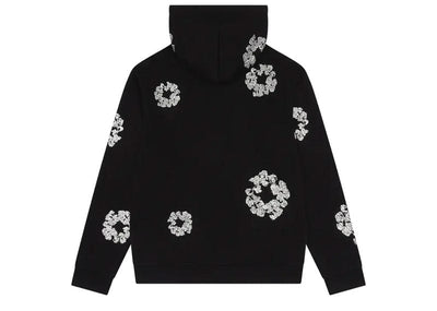 Denim Tears streetwear Denim Tears Cashmere Swarovski Cotton Wreath Zip Hoodie Black