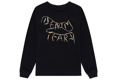 Denim Tears streetwear Denim Tears Chicken Bone L/S Thermal Black