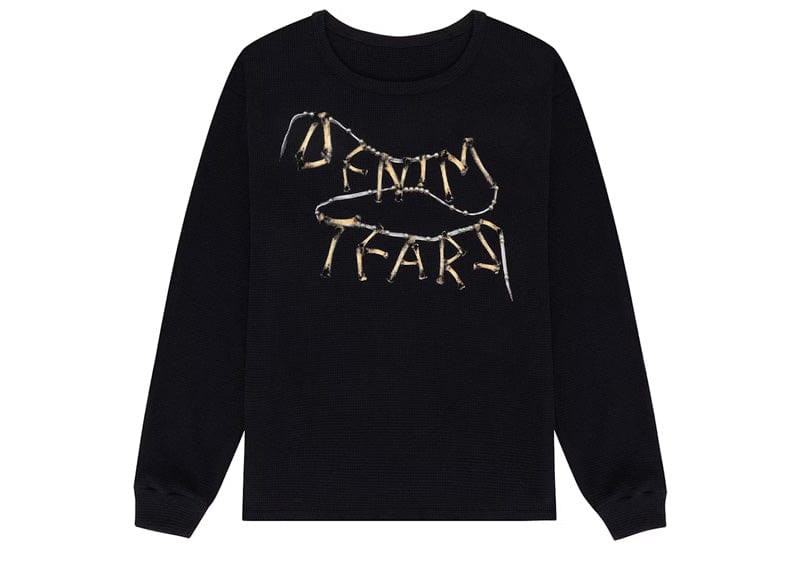 Denim Tears streetwear Denim Tears Chicken Bone L/S Thermal Black