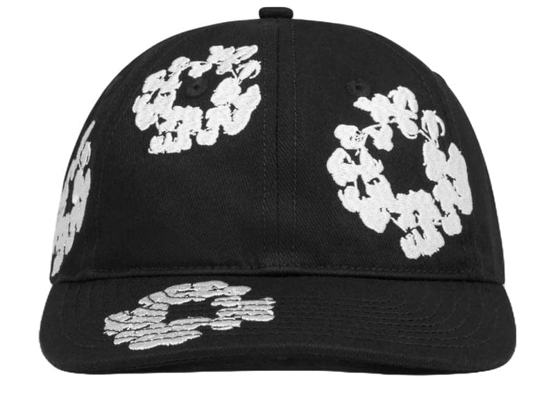 Denim Tears Accessories Denim Tears Cotton Wreath Fitted Cap Black