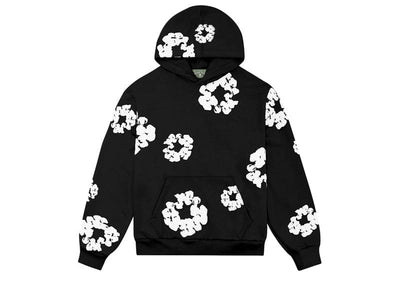 Denim Tears Streetwear Denim Tears Cotton Wreath Hoodie Black