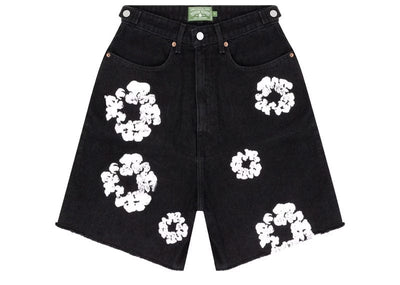 Denim Tears streetwear Denim Tears Cotton Wreath Jean Short Black