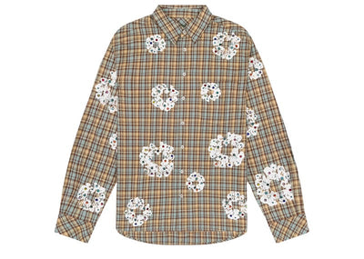 Denim Tears Streetwear Denim Tears Cotton Wreath Western Shirt Tan