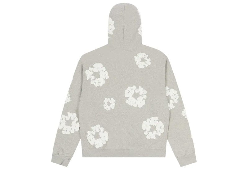 Denim Tears Cotton Wreath Zip Hoodie Grey – Court Order