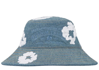 Denim Tears Accessories Denim Tears Denim Wreath Bucket Hat Light Wash Blue