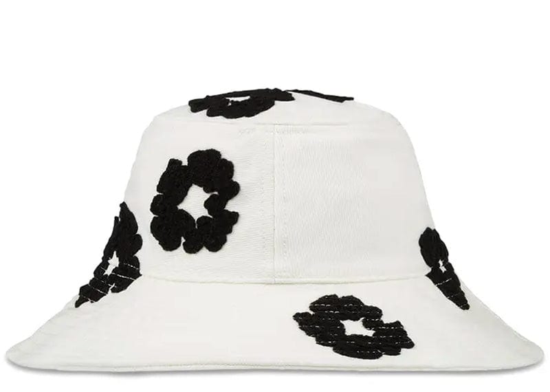 Denim Tears Accessories Denim Tears Denim Wreath Bucket Hat White