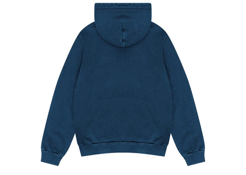 Denim Tears Streetwear Denim Tears Embroidered Floral Hoodie Navy