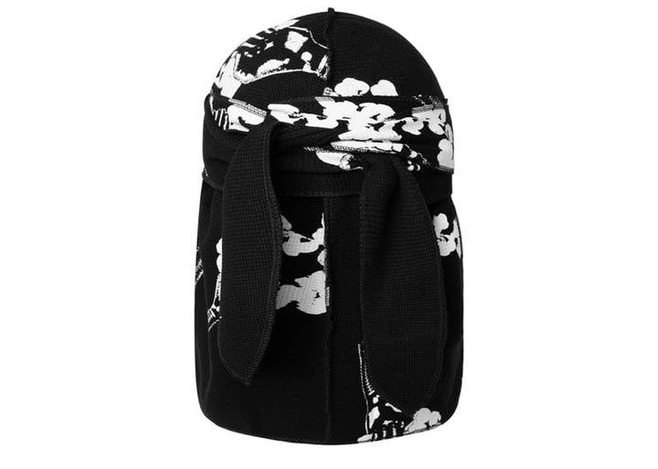 小物 denim tears durag Denim Tears The Cotton Wreath Logo Rhinestone Studded Durag Vintage Bl