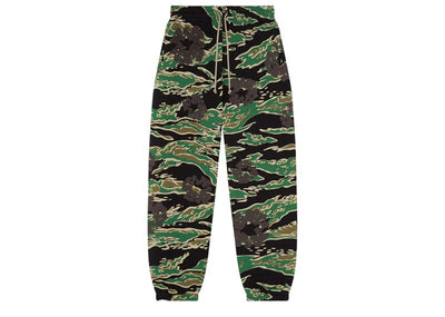Denim Tears Streetwear Denim Tears Men's Camo Cotton Wreath Sweatpants Tiger Camo