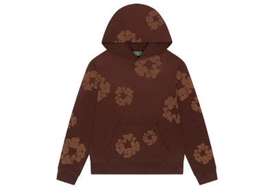 Denim Tears streetwear Denim Tears Mono Cotton Wreath Hoodie Brown