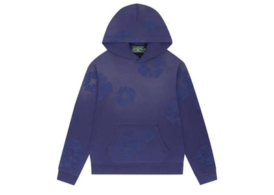 Denim Tears streetwear Denim Tears Mono Cotton Wreath Hoodie Washed Blue
