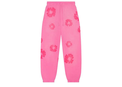 Denim Tears streetwear Denim Tears Mono Cotton Wreath Sweatpants Pink