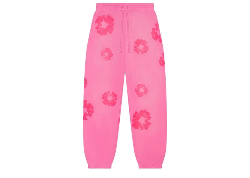 Denim Tears streetwear Denim Tears Mono Cotton Wreath Sweatpants Pink