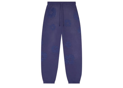 Denim Tears streetwear Denim Tears Mono Cotton Wreath Sweatpants Washed Blue