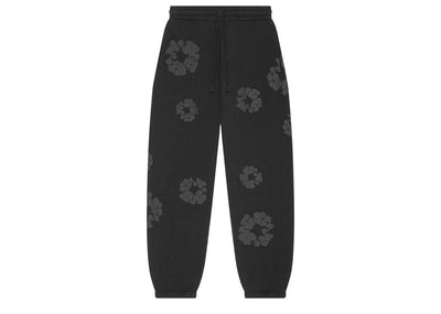 Denim Tears streetwear Denim Tears Mono Wreath Sweatpants Black