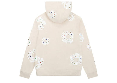 Denim Tears streetwear Denim Tears Rhinestone Cotton Wreath Zip Hoodie Oatmeal