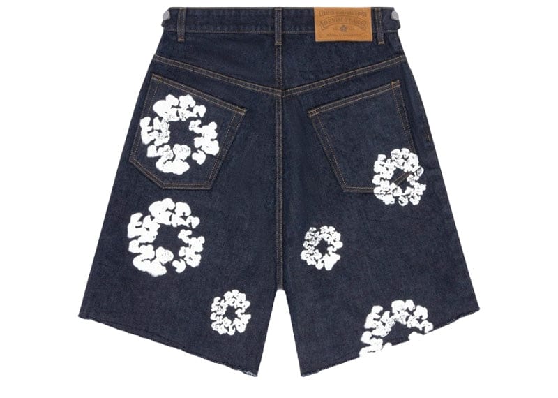 Denim Tears streetwear Denim Tears The Cotton Wreath Jean Short Selvedge