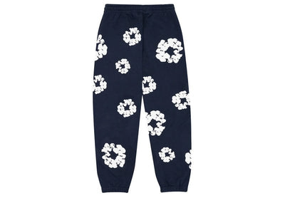 Denim Tears streetwear Denim Tears The Cotton Wreath Sweatpants Navy