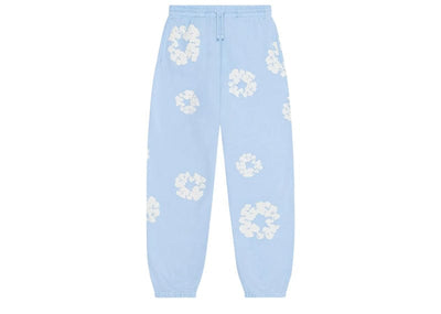 Denim Tears streetwear Denim Tears The Cotton Wreath Sweatpants Powder Blue