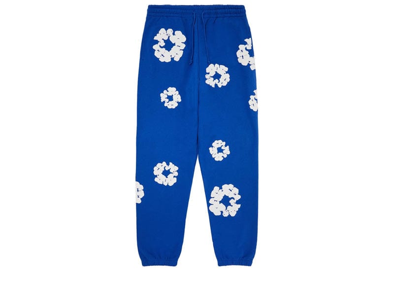Denim Tears streetwear Denim Tears The Cotton Wreath Sweatpants Royal Blue