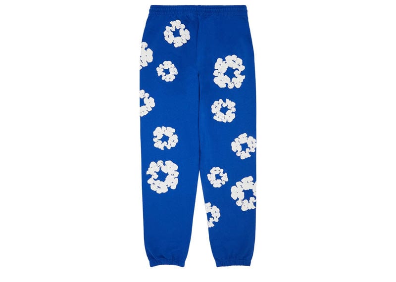 Denim Tears streetwear Denim Tears The Cotton Wreath Sweatpants Royal Blue