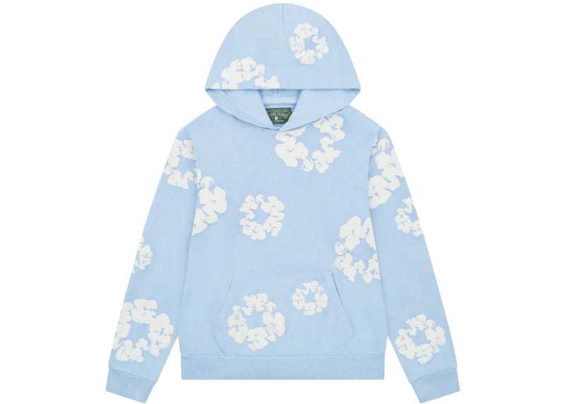 Denim Tears streetwear Denim Tears The Cotton Wreath Sweatshirt Powder Blue