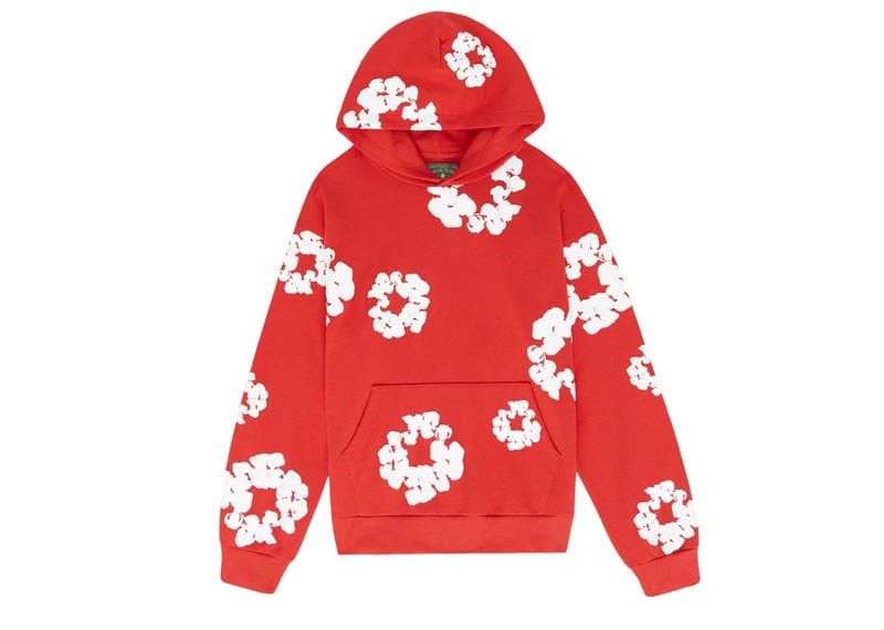 Denim Tears streetwear Denim Tears The Cotton Wreath Sweatshirt Red
