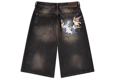 Derschutze Streetwear Derschutze Awakening Jorts Brown Tint