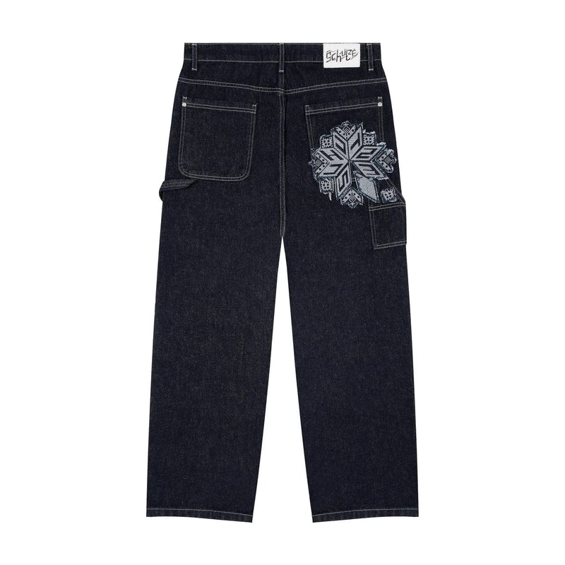 Derschutze Aziza Denim Jeans Raw Indigo – Court Order