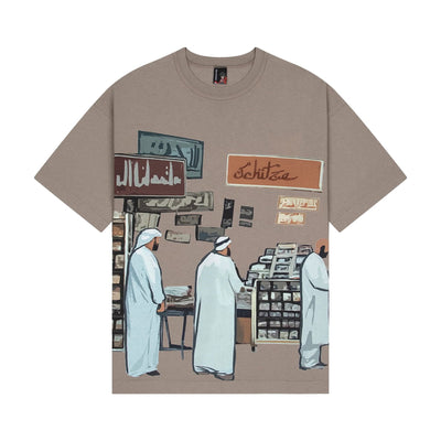 Derschutze Streetwear Derschutze Yasmin V4 Tee Taupe