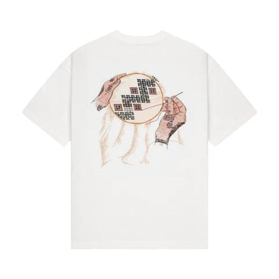Derschutze Streetwear Derschutze Yasmin V4 Waffle Tee Off White