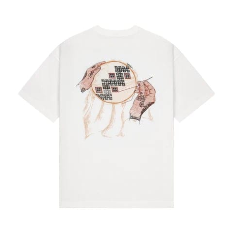 Derschutze Streetwear Derschutze Yasmin V4 Waffle Tee Off White
