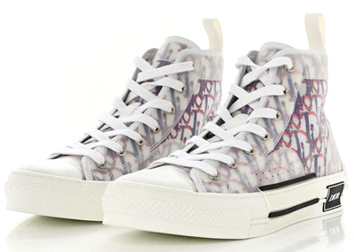 Dior sneakers Dior B23 High Top Red Blue Oblique