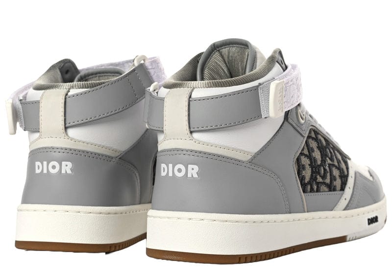 Dior sneakers Dior B27 High Grey White Beige Black Dior Oblique Jacquard