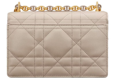 Dior Accessories Dior Miss Caro Mini Bag Powder Beige Macrocannage Lambskin (No Box)