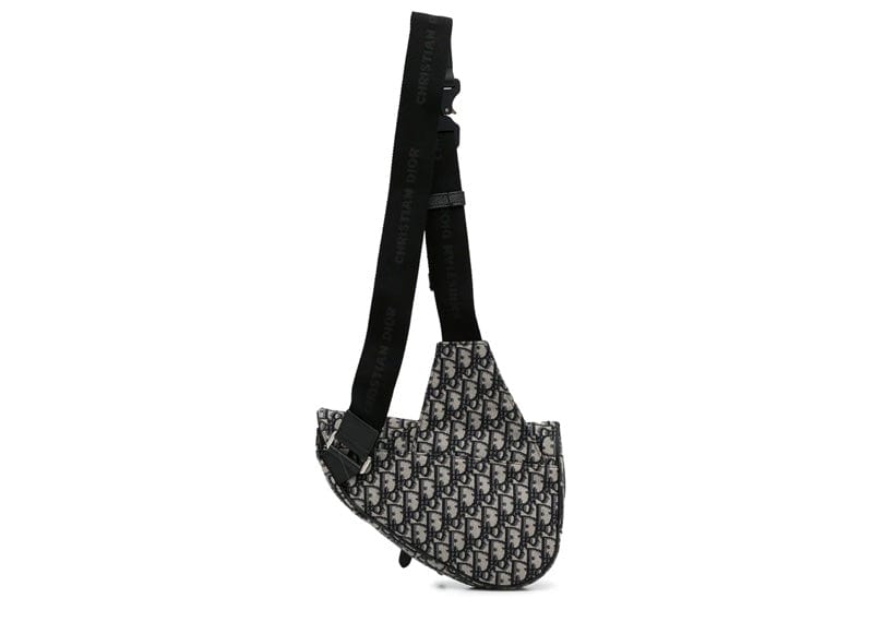 Dior handbags Dior Oblique Saddle Bag Black