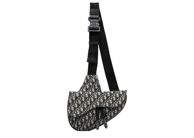Dior handbags Dior Oblique Saddle Bag Black