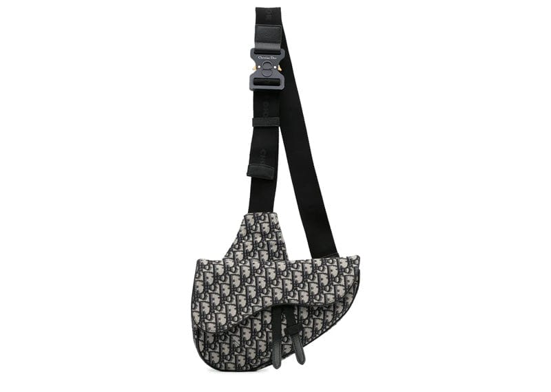 Dior handbags Dior Oblique Saddle Bag Black