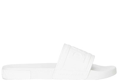 Dolce & Gabbana Sneakers Dolce & Gabbana D&G Rubber Beachwear Slides White