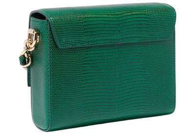Dolce & Gabbana Accessories Dolce & Gabbana Mini Iguana Millennials Shoulder Bag Green