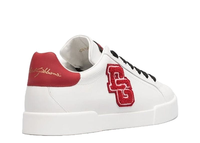 Dolce Gabbana Portofino Patch White/Red Sneakers – Court Order