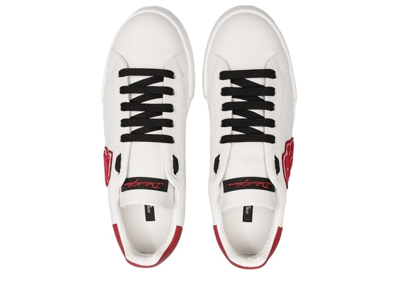 DOLCE & GABBANA Sneakers Dolce & Gabbana Portofino Patch White/Red Sneakers