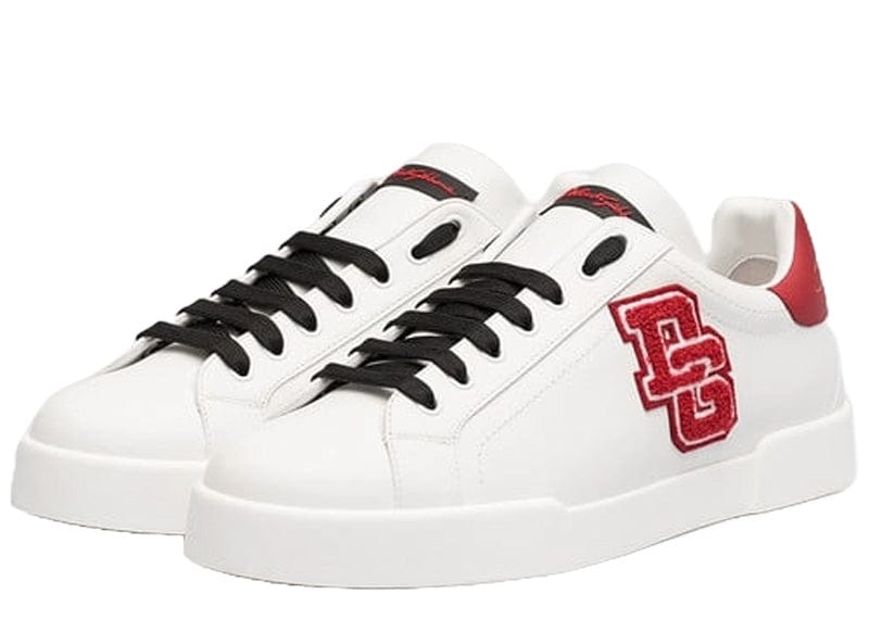 DOLCE & GABBANA Sneakers Dolce & Gabbana Portofino Patch White/Red Sneakers