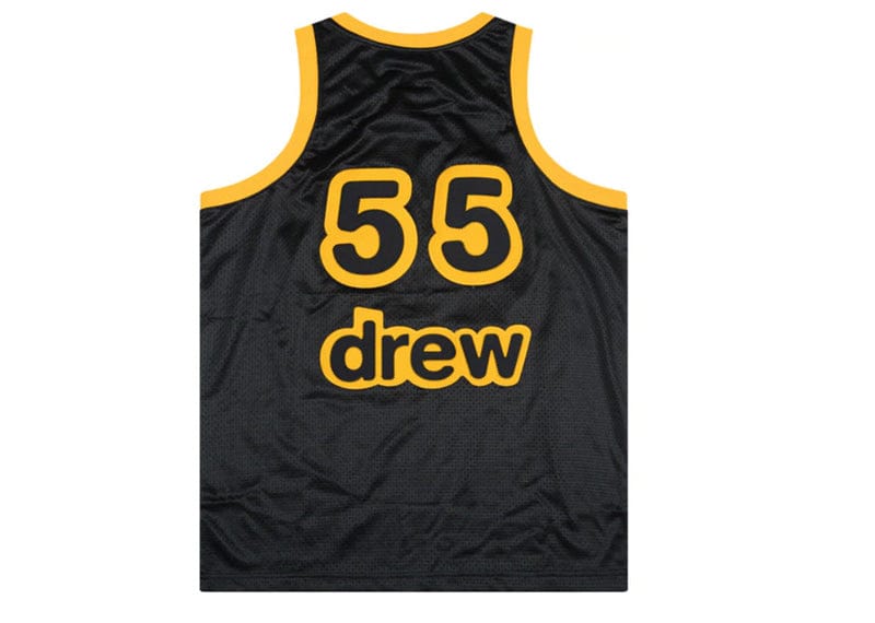 Drew House Streetwear drew house mesh mascot basketball jersey black