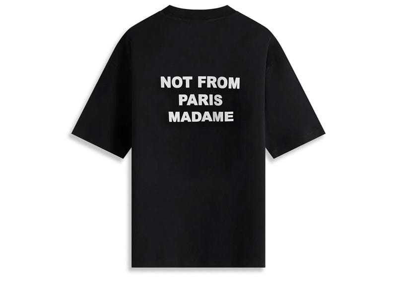 Drole de Monsieur streetwear Drole de Monsieur Basic Le Slogan T-shirt Black