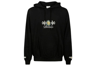 Drole de Monsieur Streetwear Drole de Monsieur Le Fleuri Hoodie Black