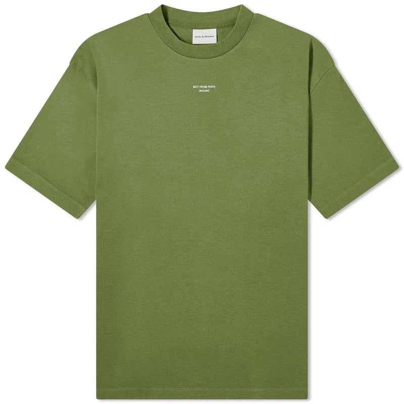 Drole de Monsieur Streetwear Drole de Monsieur Le Slogan Classique Tee Khaki