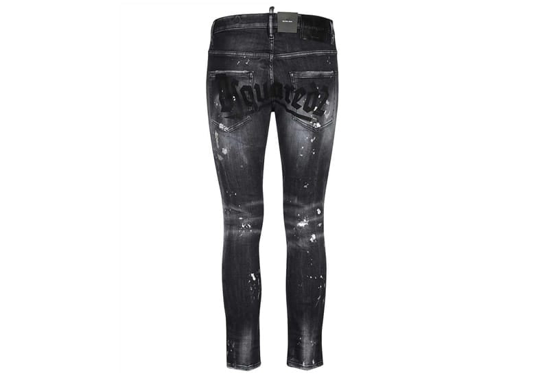 DSQUARED2 Skater Jean ブラック クラッシュ サイズ46 Dsquared2 Skater 5 Pockets Washed Black – Court Order